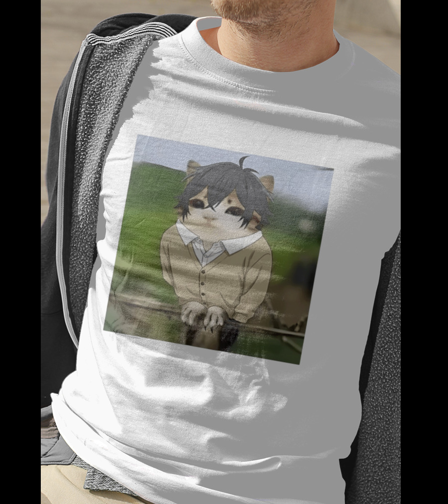 Horimeowls Miyamura Cat Owl Meme Anime Hybrid T-Shirt