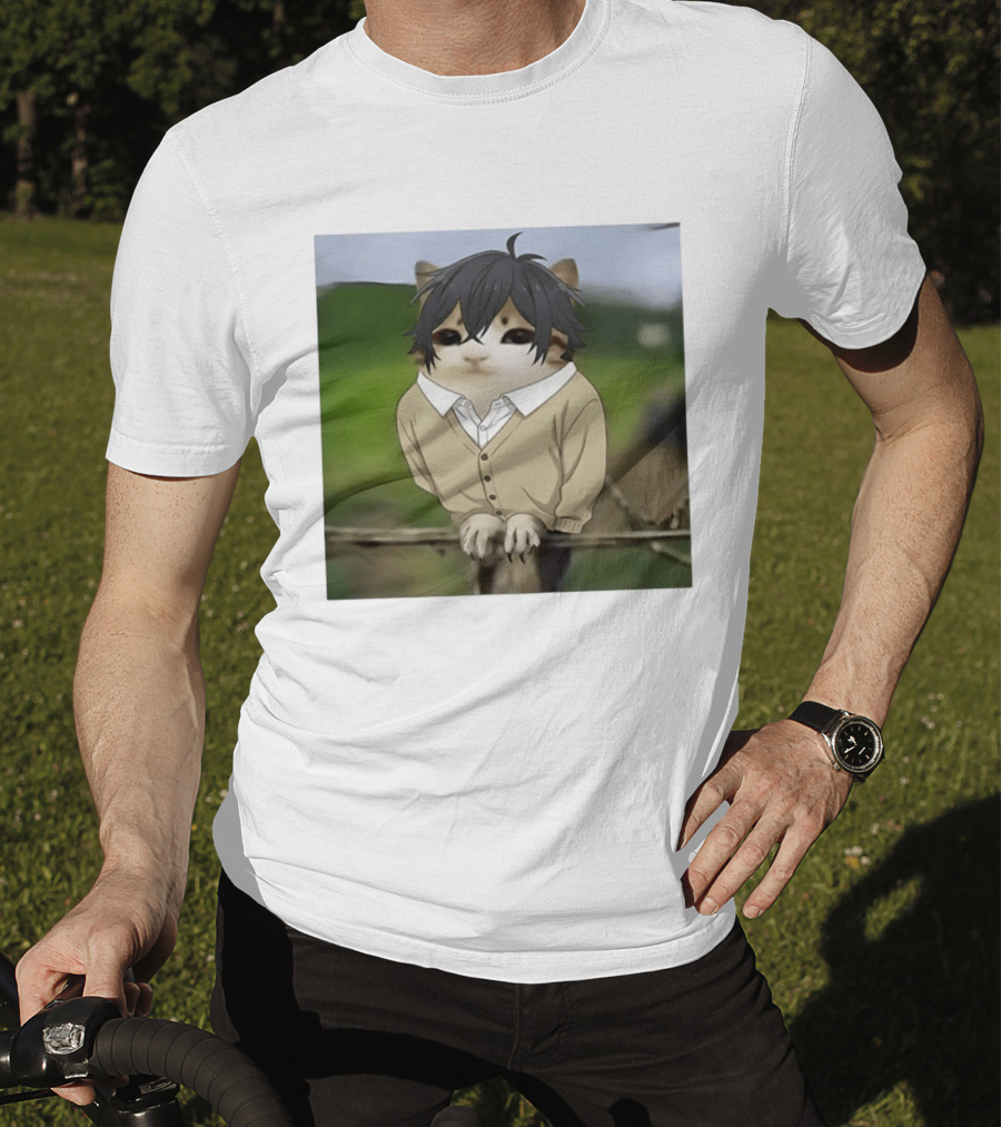 Horimeowls Miyamura Cat Owl Meme Anime Hybrid T-Shirt