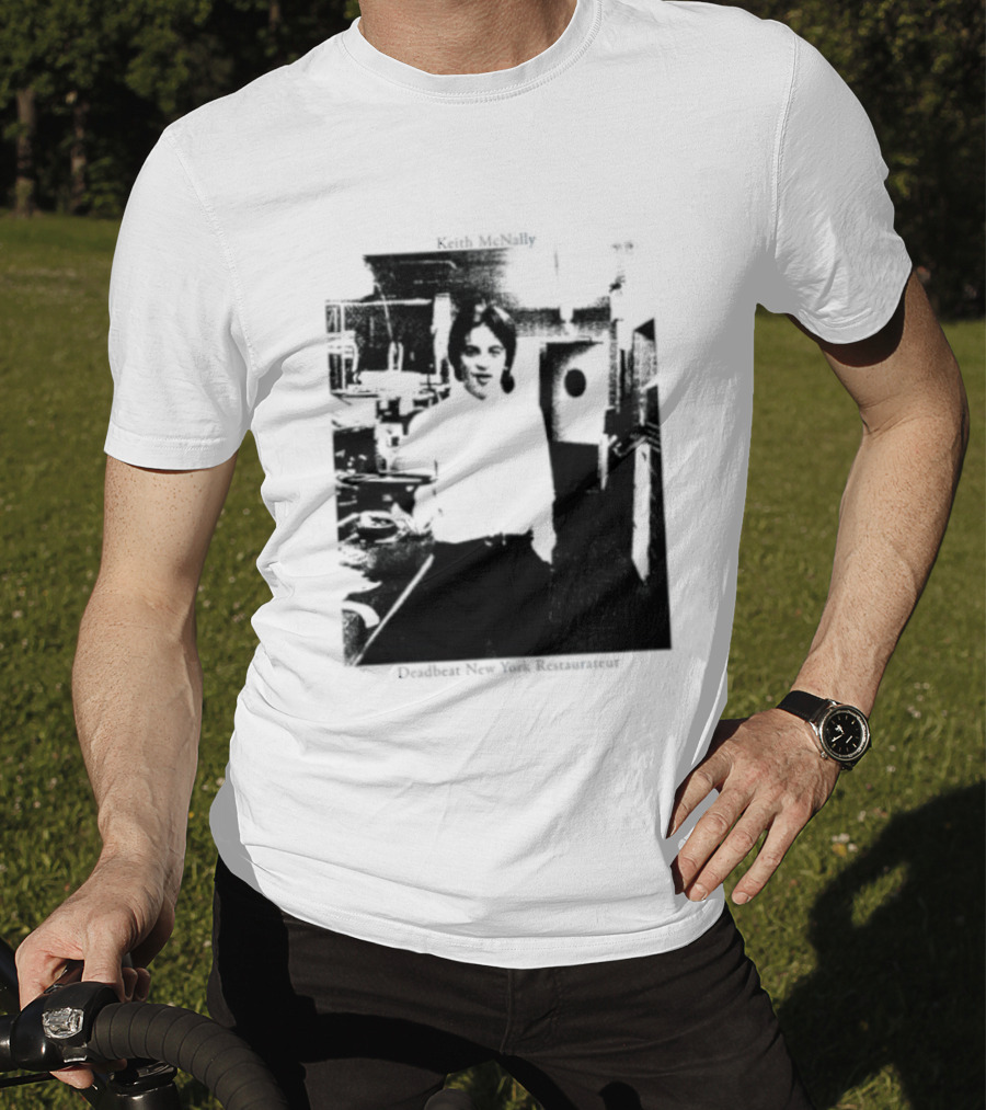 Keith McNally Dead Beat New York Restaurateur Black And White T-Shirt