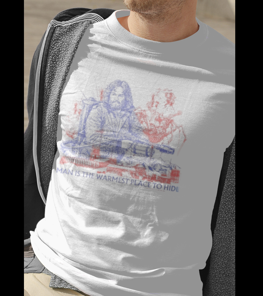 Outpost 31 The Thing Man Is The Warmest Place To Hide Kurt Russell T-Shirt