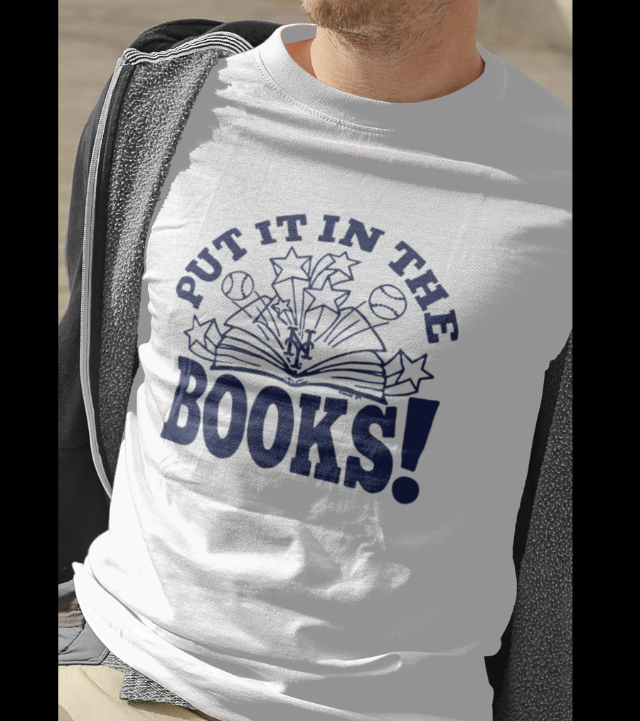 Put It In The Books New York Mets MLB Baseball Stars Celebration T-Shirt