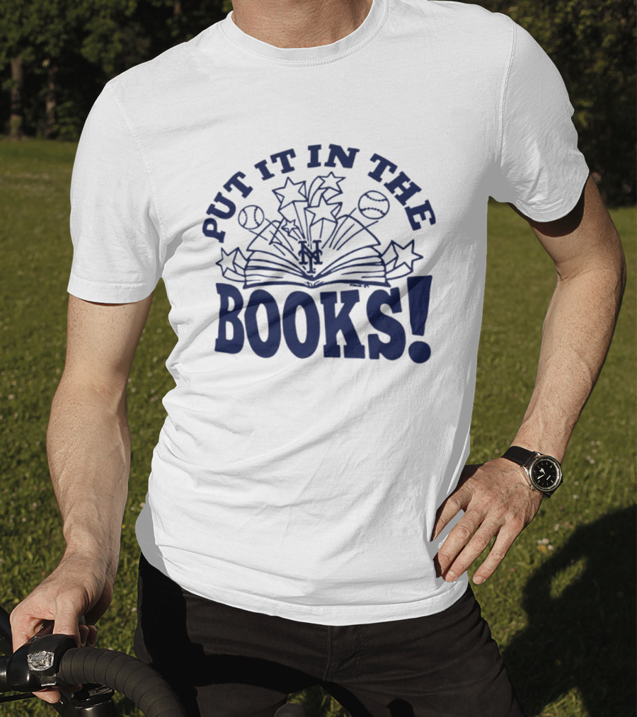 Put It In The Books New York Mets MLB Baseball Stars Celebration T-Shirt