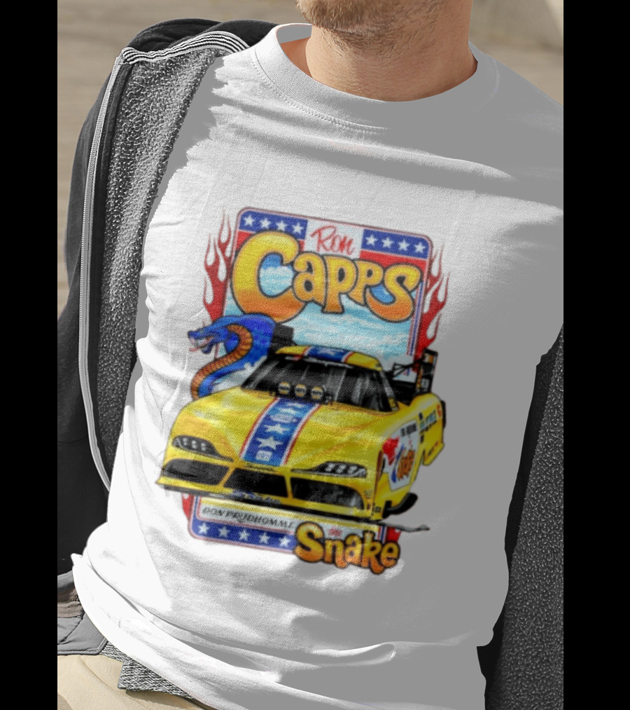 Ron Capps Don Prudhomme The Snake Toyota GR Supra Racing Car T-Shirt