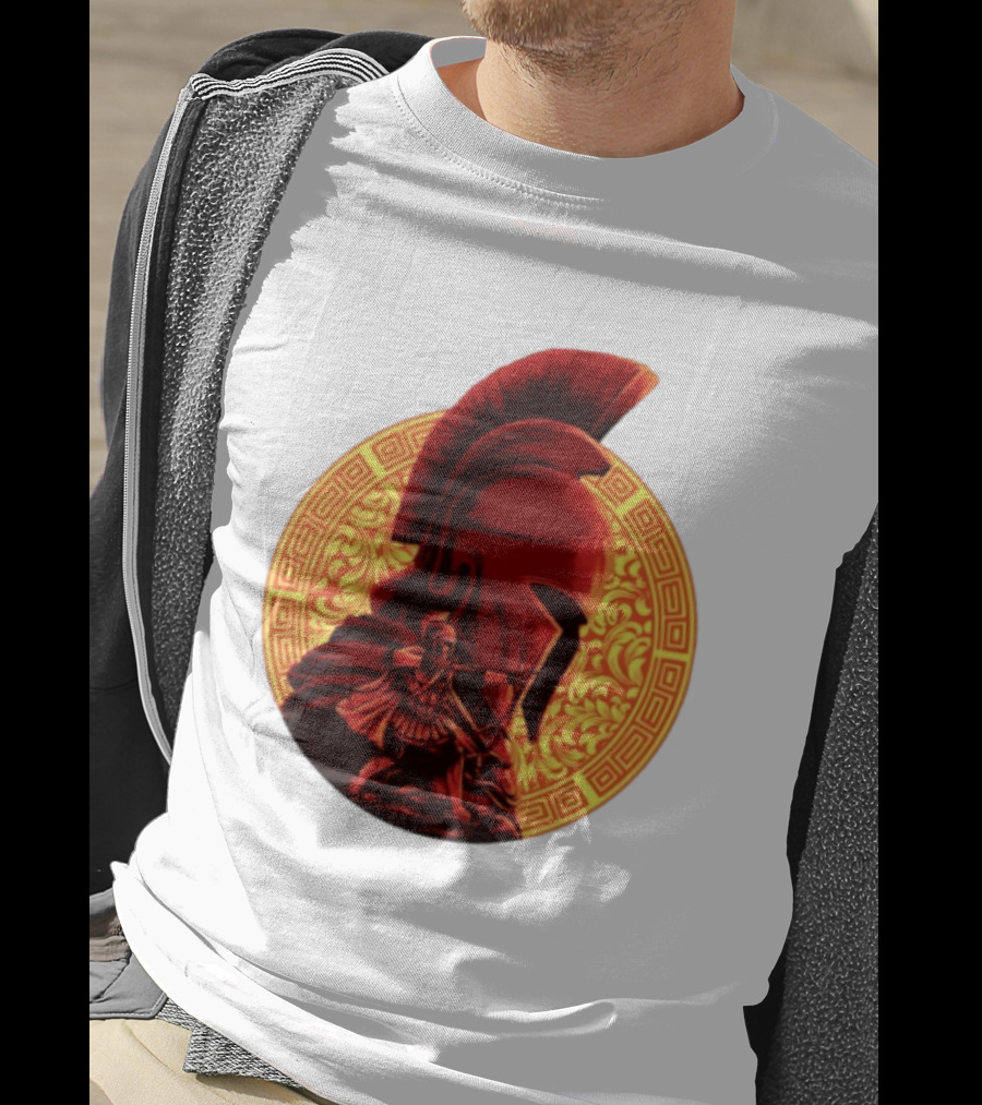 The Odyssey Spartan Warrior Archer Greek Helmet Mythology Heroic T-Shirt