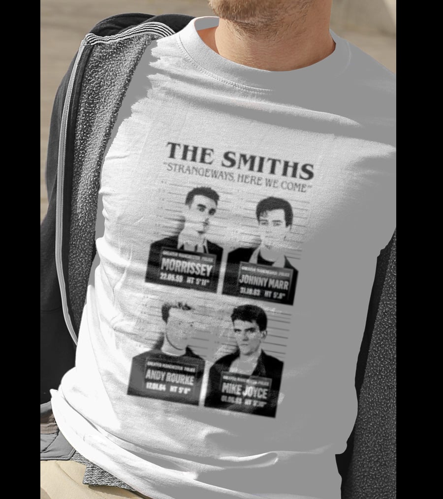 The Smiths Strangeways Here We Come Morrissey Johnny Marr Shots T-Shirt