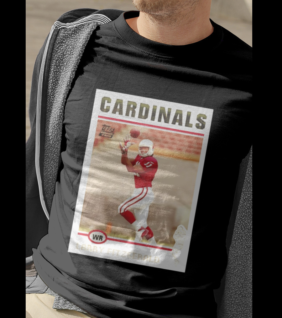 CARDINALS Larry Fitzgerald WR Topps Rookie Card T-Shirt