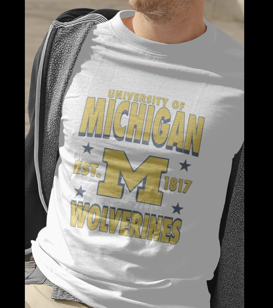 University Of Michigan Wolverines Est 1817 M T-Shirt