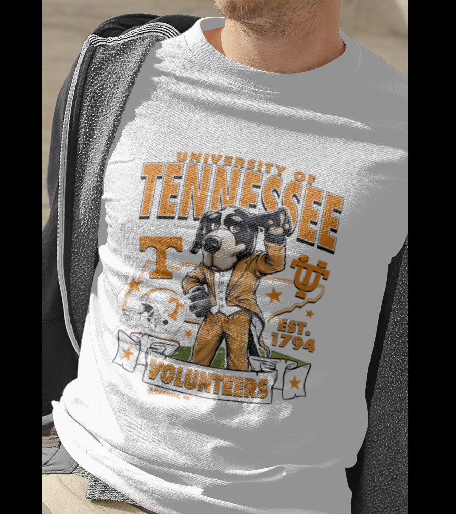 University Of Tennessee Volunteers Mascot Est 1794 Knoxville TN T-Shirt