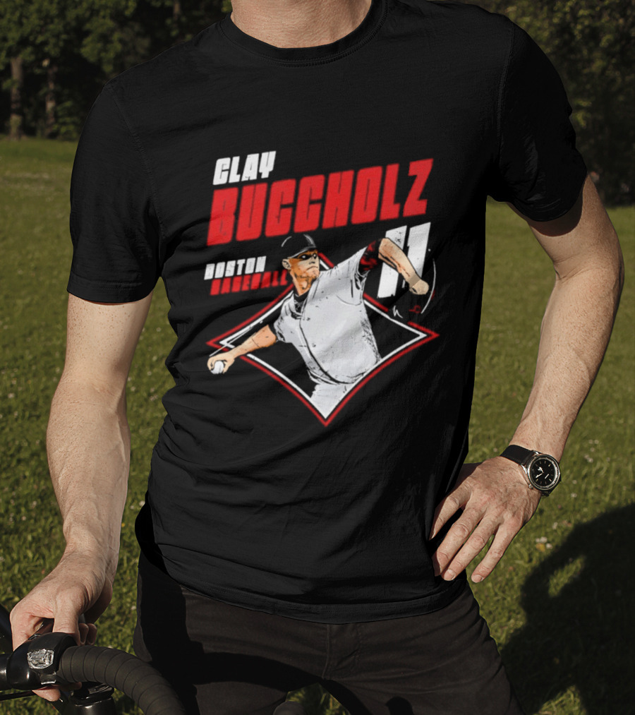 Clay Buccholz 11 Boston Red Sox Pitching Legend T-Shirt