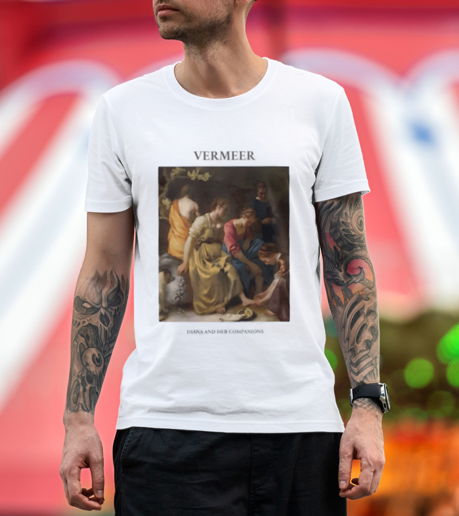 Vermeer Diana And Her Companions 1655 Gogh Company T-Shirt