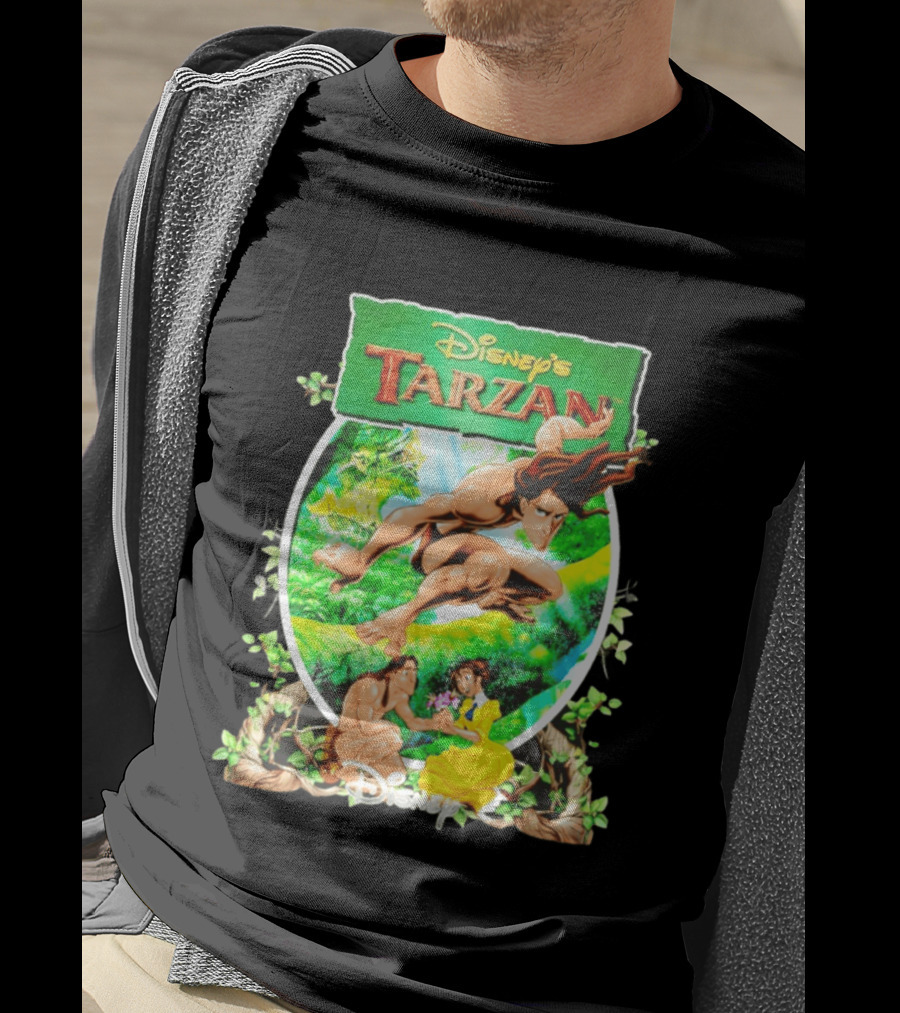 Disney's Tarzan Jungle Adventure Jane Animation Scene T-Shirt