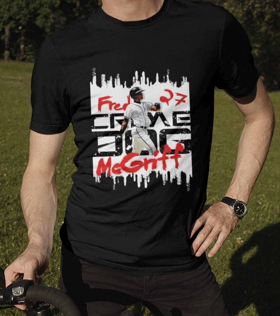 Fred McGriff 27 Atlanta Braves Baseball Player T-Shirt