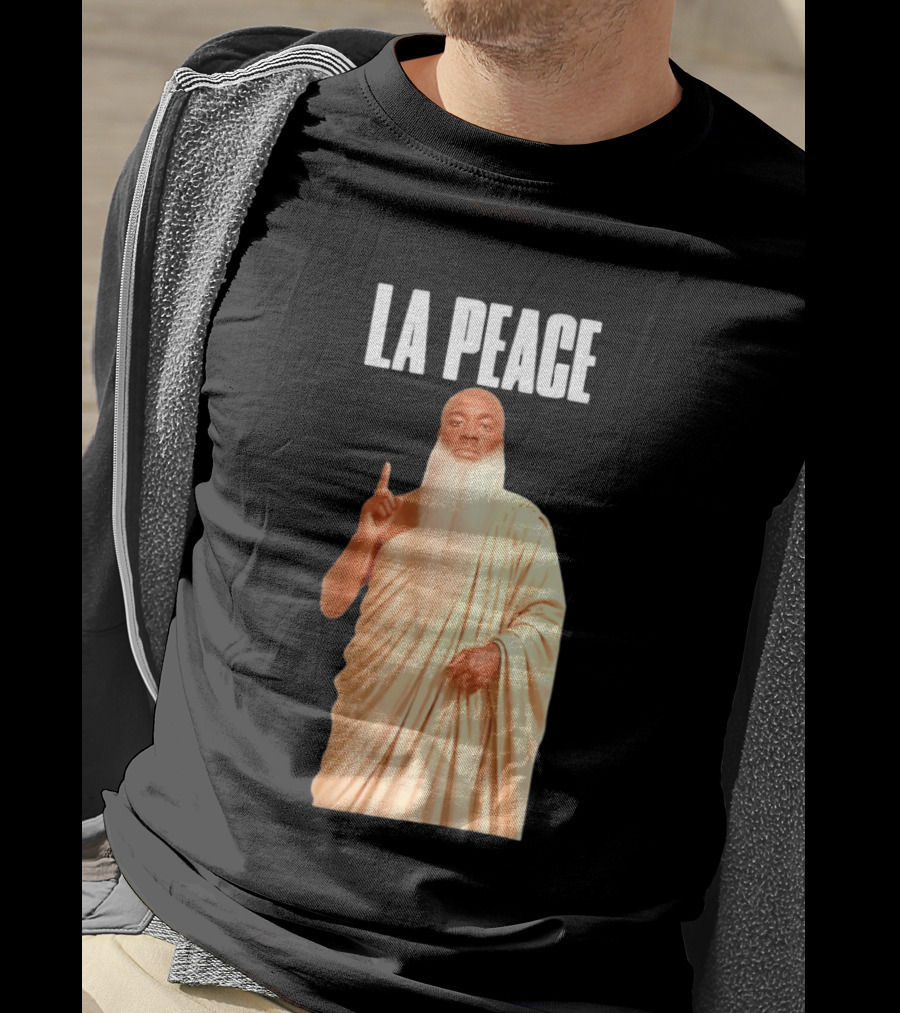 Kai Cenat La Peace Meme Togalike Robe And Beard T-Shirt
