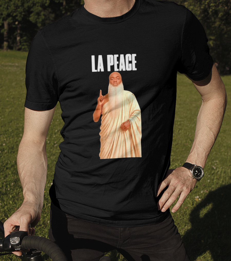 Kai Cenat La Peace Meme Togalike Robe And Beard T-Shirt