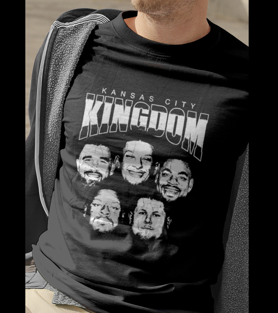 Kansas City Kingdom Travis Kelce Patrick Mahomes Chris Jones Isiah Pacheco Creed Humphrey T-Shirt