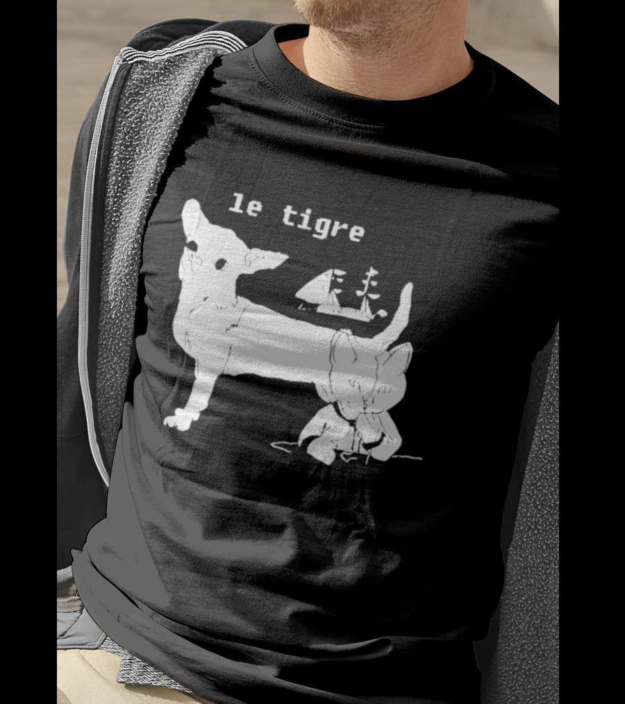 Le Tigre Chihuahua Cat Ship Kathleen Hanna T-Shirt