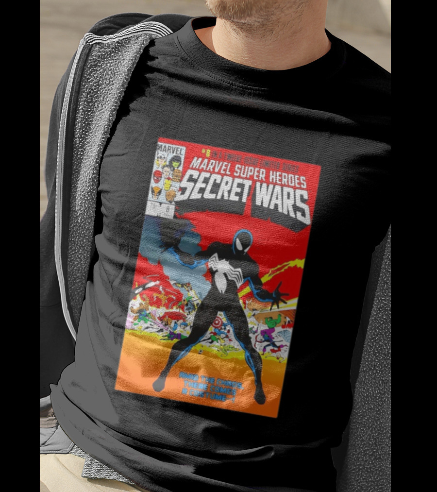 Marvel Super Heroes Secret Wars Number 8 Black Costume Amid The Chaos There Comes A Costume T-Shirt