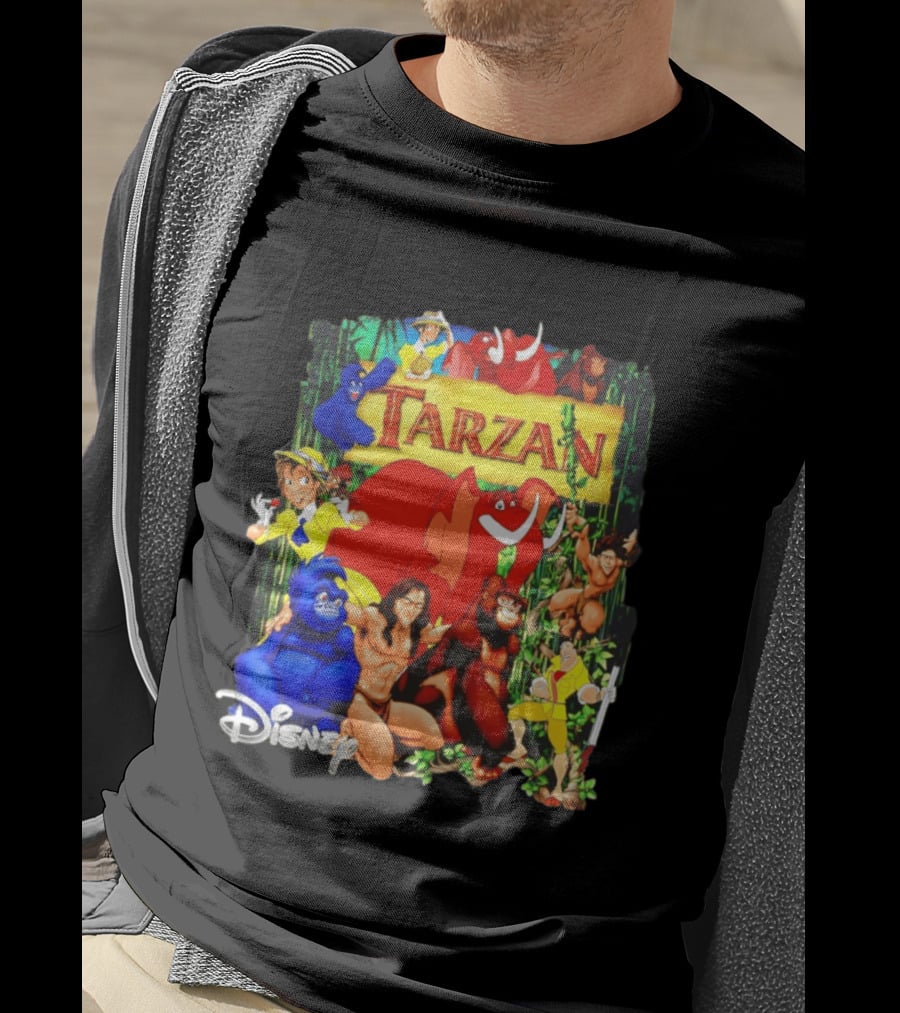 Disney Tarzan Characters Jane Porter Terk Adventure T-Shirt