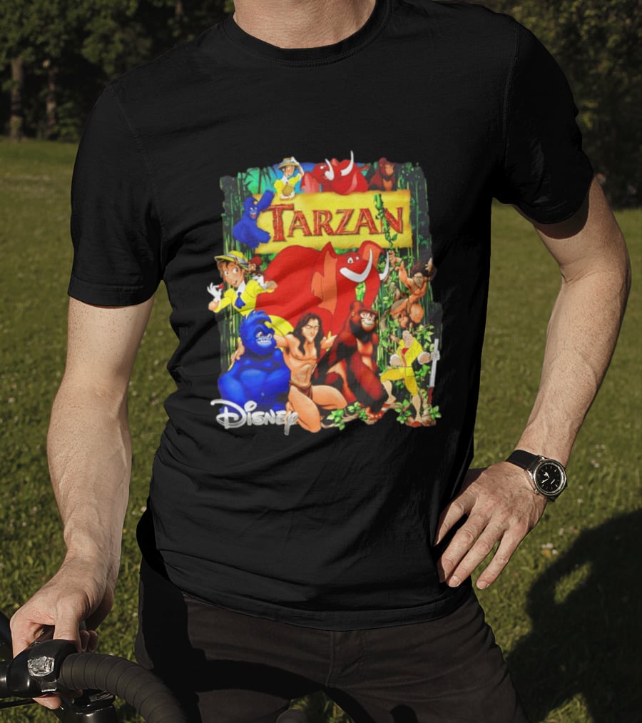 Disney Tarzan Characters Jane Porter Terk Adventure T-Shirt