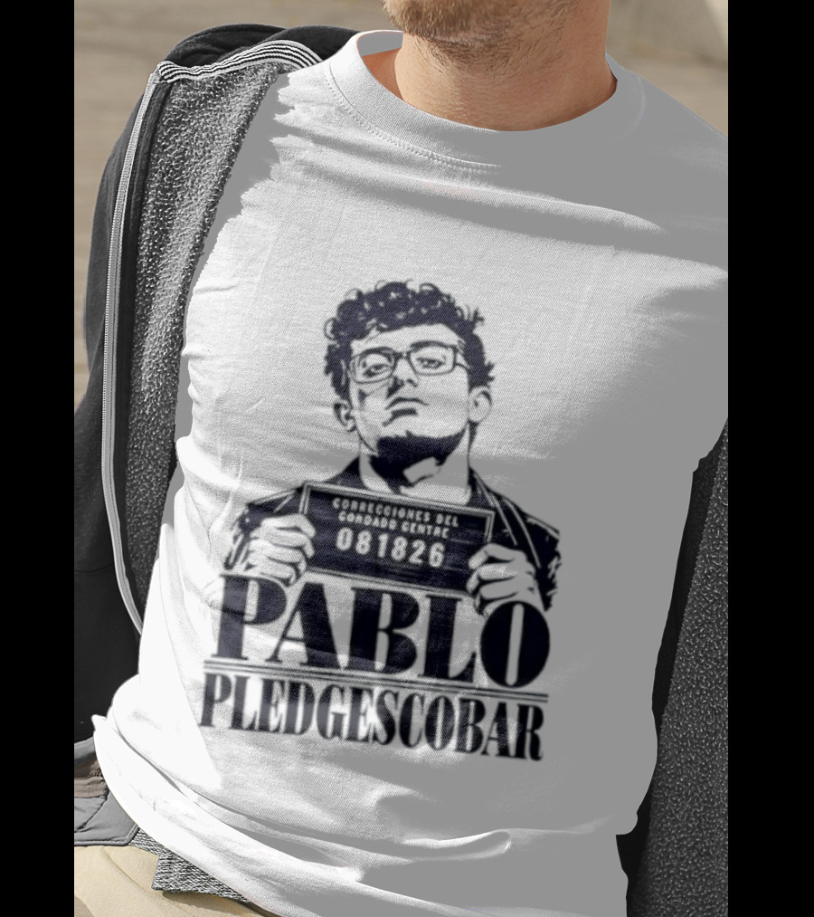 Agostino Abbatiello Pablo Pledgescobar Shot 081326 White Out T-Shirt