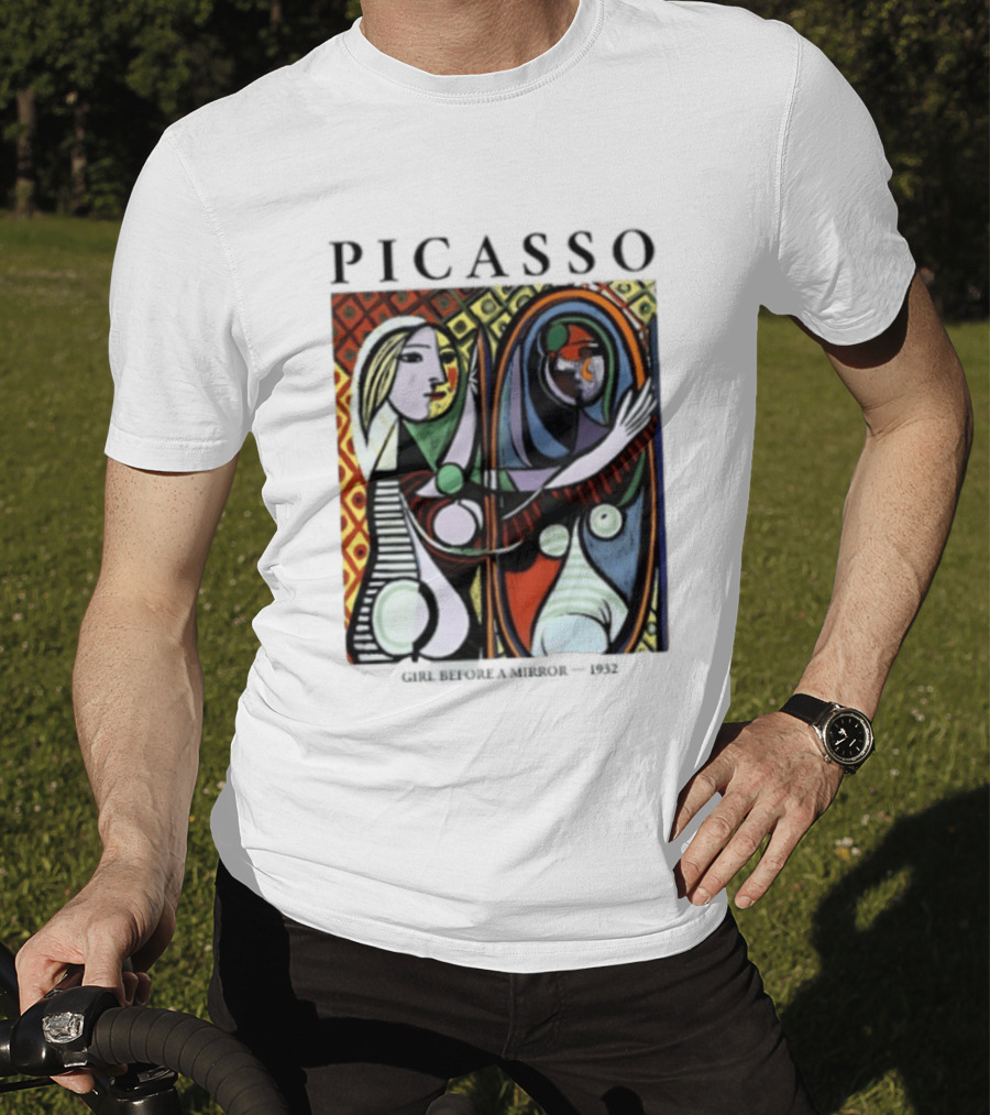Pablo Picasso Girl Before A Mirror Painting T-Shirt