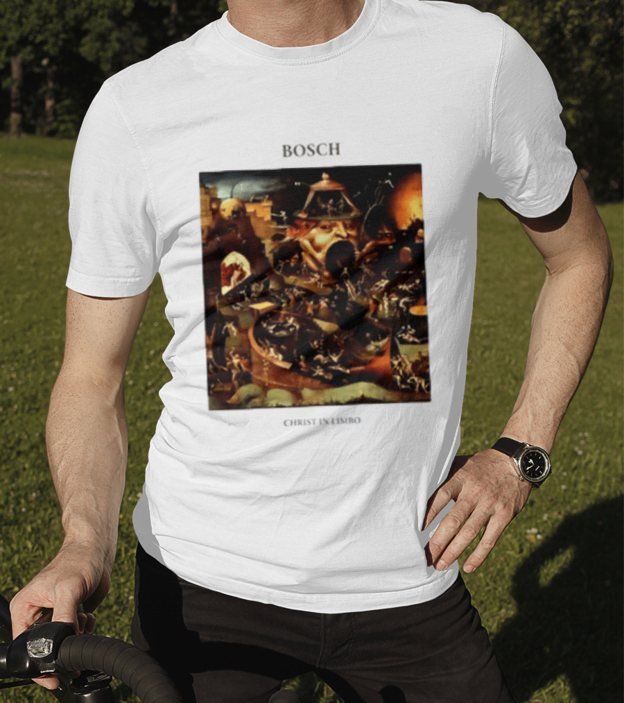 Hieronymus Bosch Christ In Limbo Medieval Painting Print T-Shirt