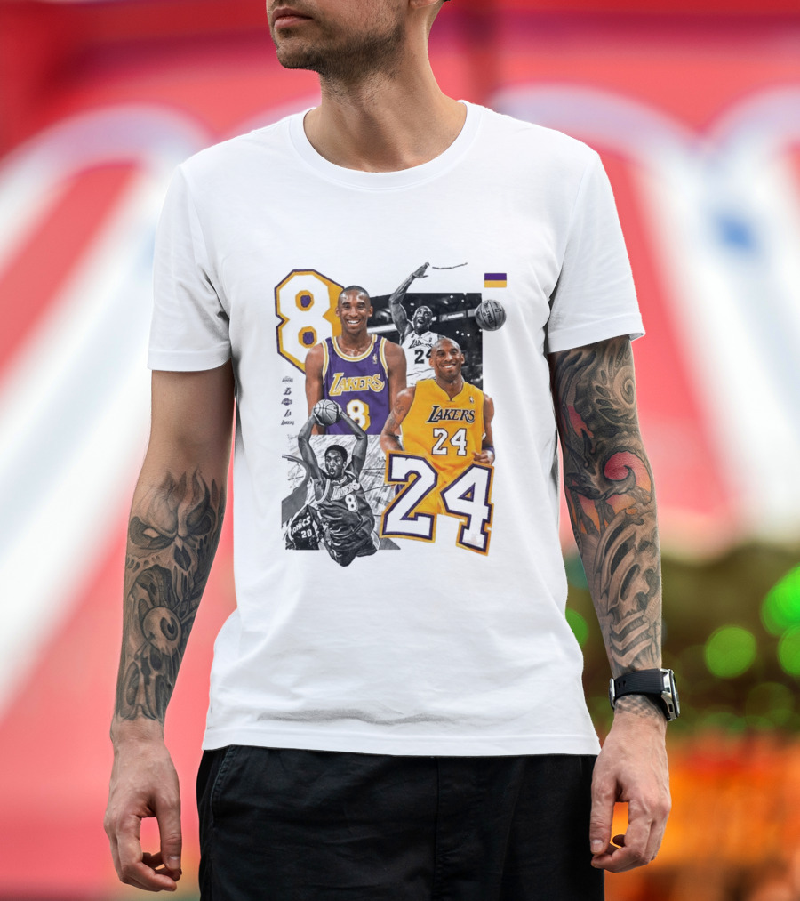 Kobe Bryant Los Angeles Lakers 8 24 Mamba Day T-Shirt