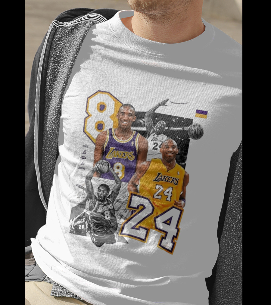 Kobe Bryant Los Angeles Lakers 8 24 Mamba Day T-Shirt