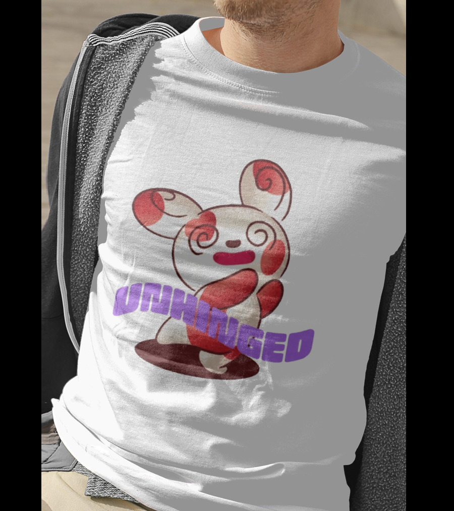 Spinda Unhinged Bunny Rabbit Cartoon Spiral Eyes T-Shirt