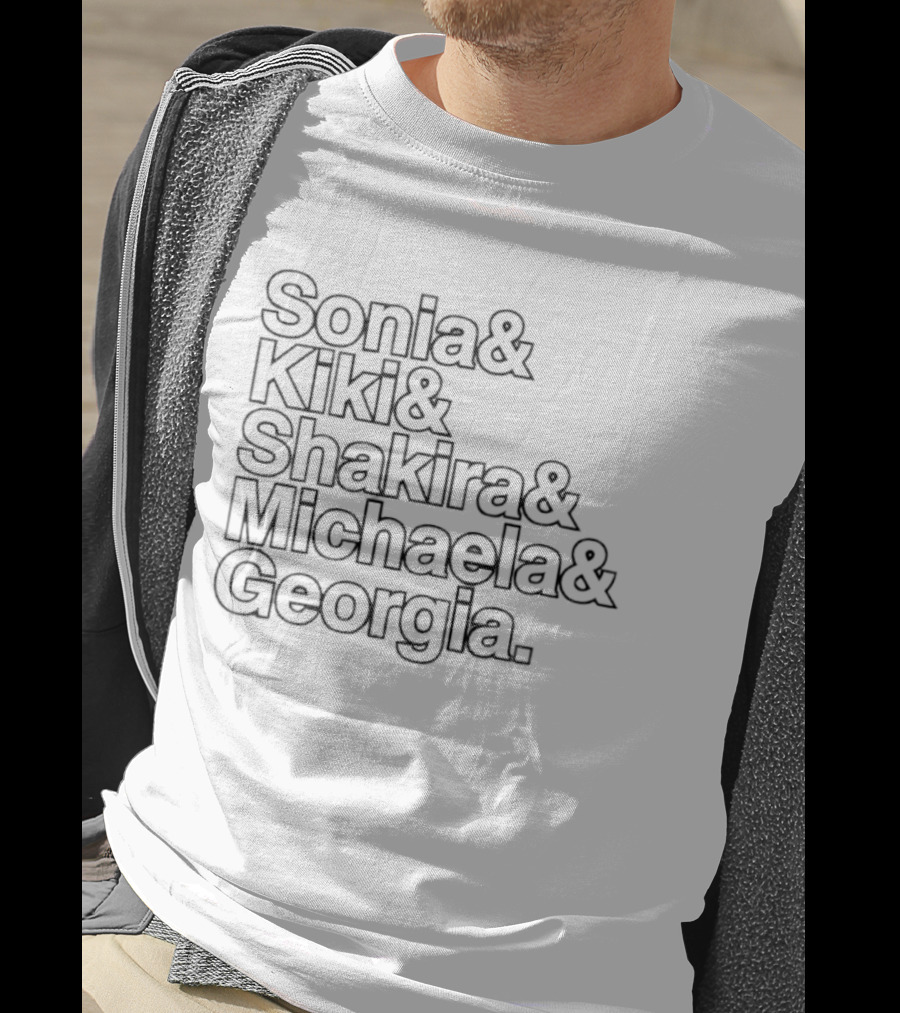 Washington Mystics 2026 WNBA Sonia Kiki Shakira Michaela Georgia T-Shirt