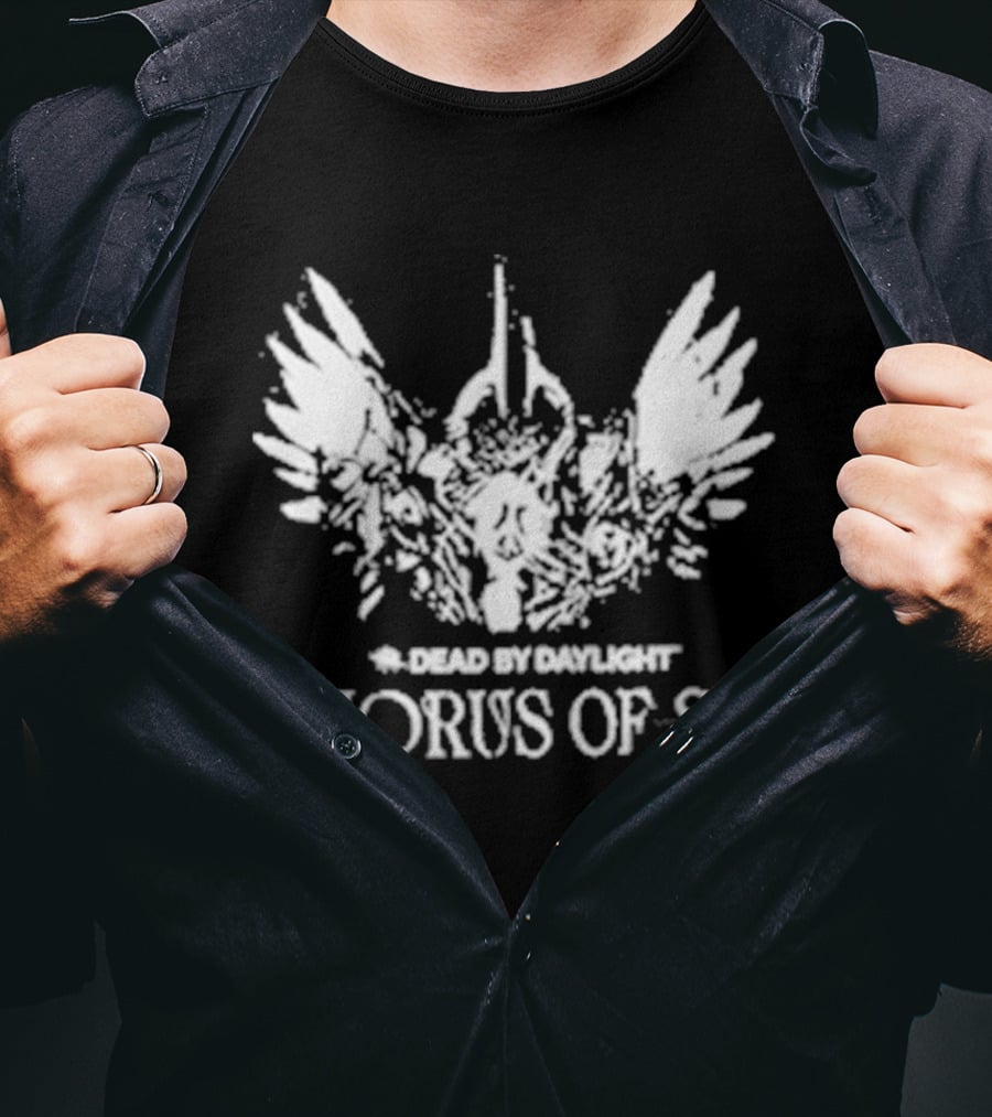 Dead By Daylight Chorus Of Sin Winged Skull T-Shirt
