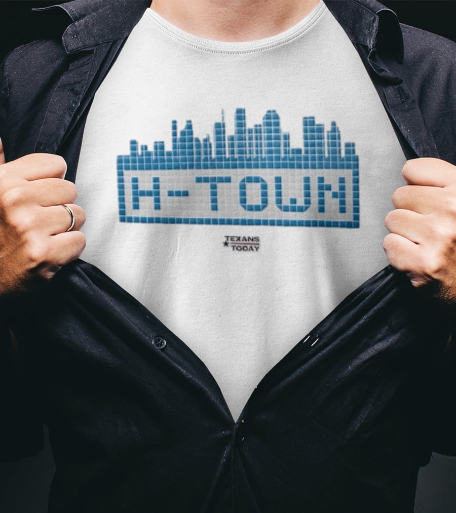 H Town Skyline Texans T-Shirt