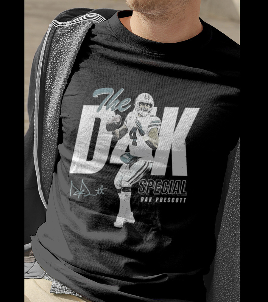 The D4k Special Dak Prescott Dallas Cowboys Football Player T-Shirt