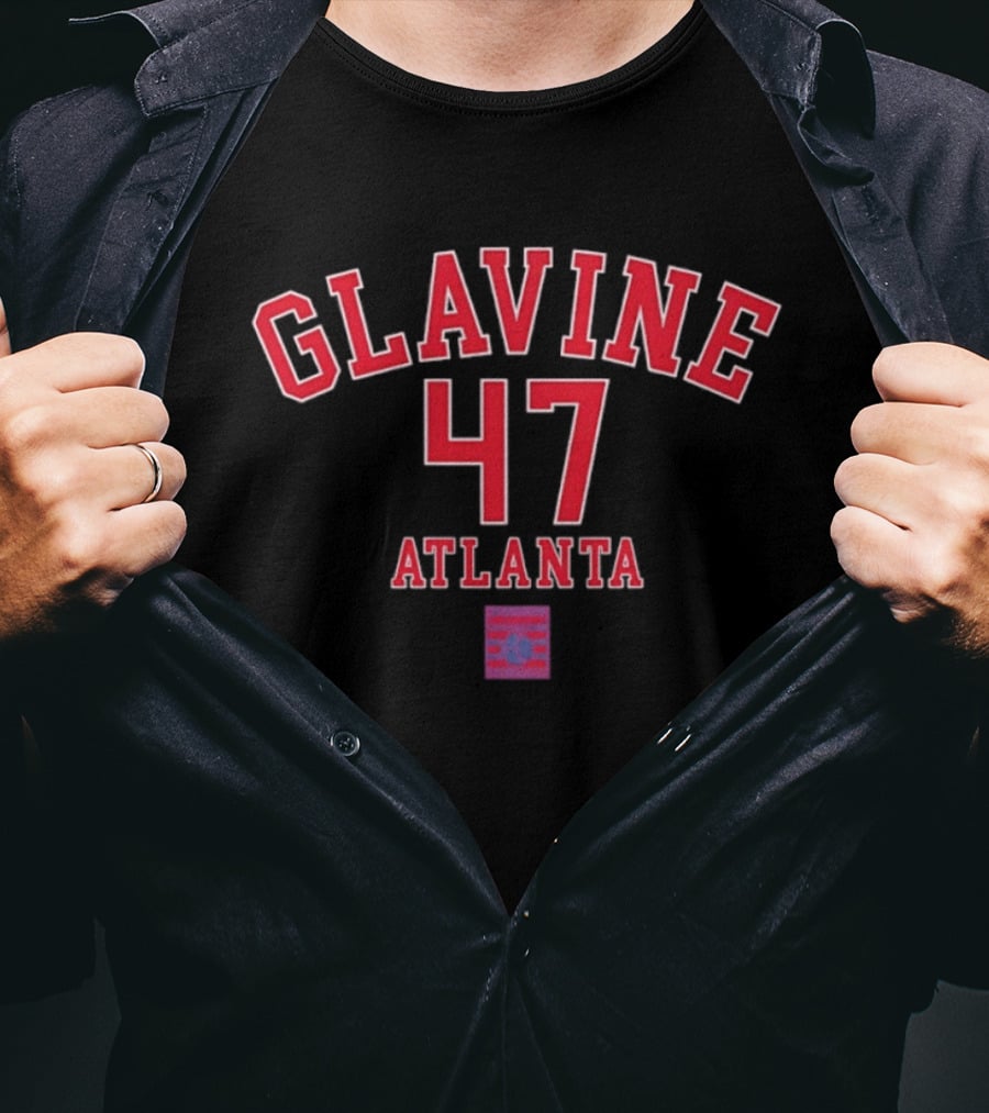 Glavine 47 Atlanta Braves October's Finest Baseball T-Shirt