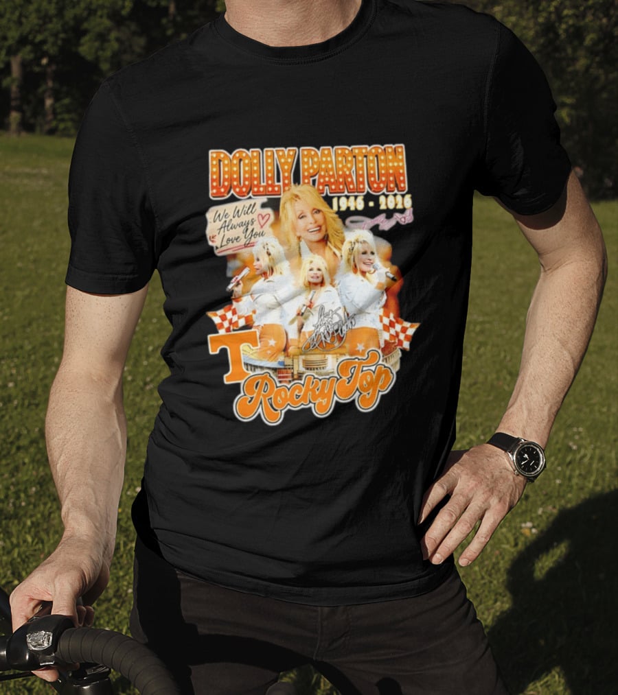 Dolly Parton 1946 2026 We Will Always Love You Tennessee Volunteers Rocky Top T-Shirt