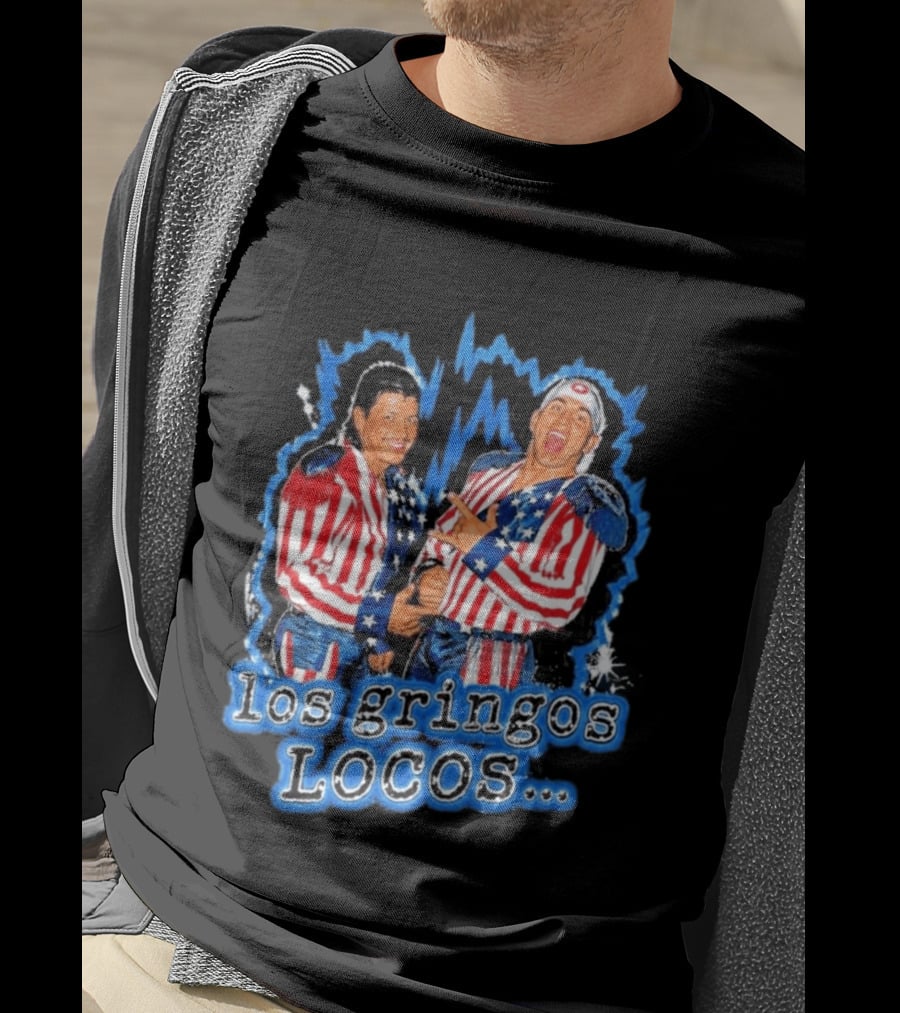 Dominik Mysterio Los Gringos Locos Red White Blue Stars And Stripes T-Shirt