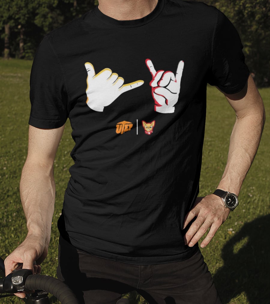 El Paso Chihuahuas Fear The Ears Hand Signs Gesture T-Shirt