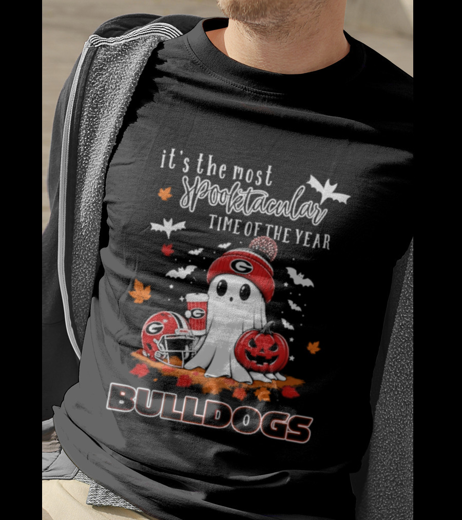 Georgia Bulldogs Halloween Ghost Wonderful Time Football Fan 2026 T-Shirt