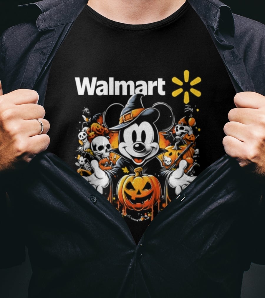 Walmart Mickey Mouse Halloween Pumpkin Magic 2026 T-Shirt