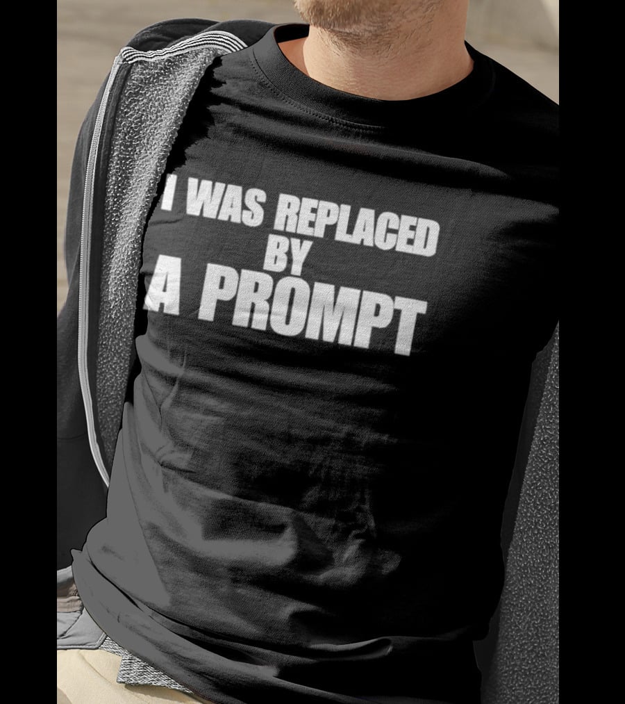 I Was Replaced By A Prompt AI Technology T-Shirt