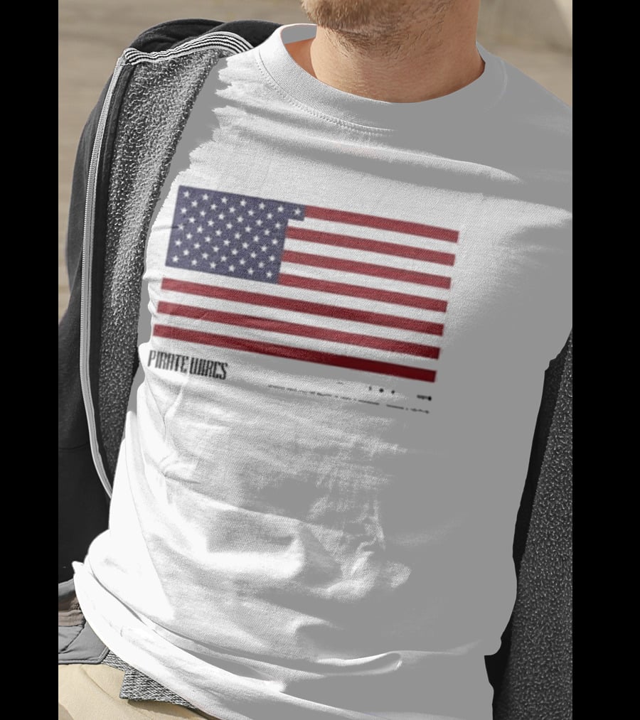 Pirate Wires Moon Should Be A State US Flag T-Shirt