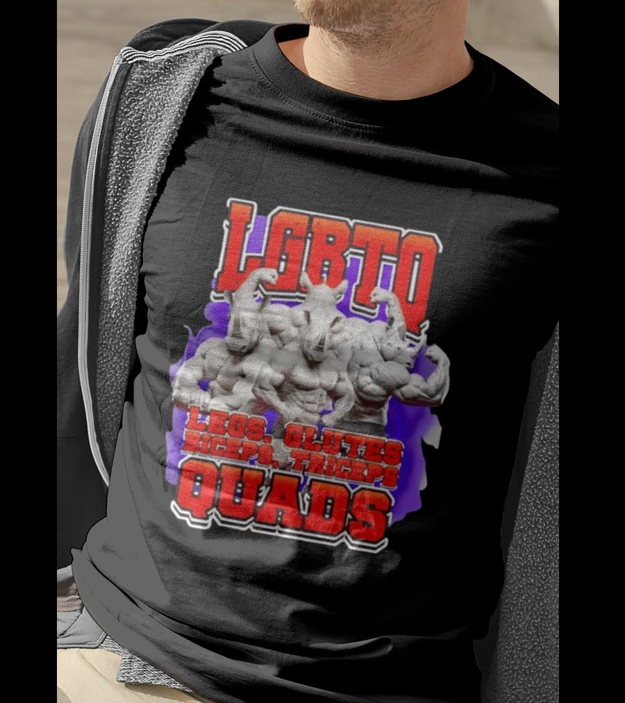 LGBTQ Rhino Legs Glutes Biceps Triceps Quads Fitness Bodybuilding T-Shirt