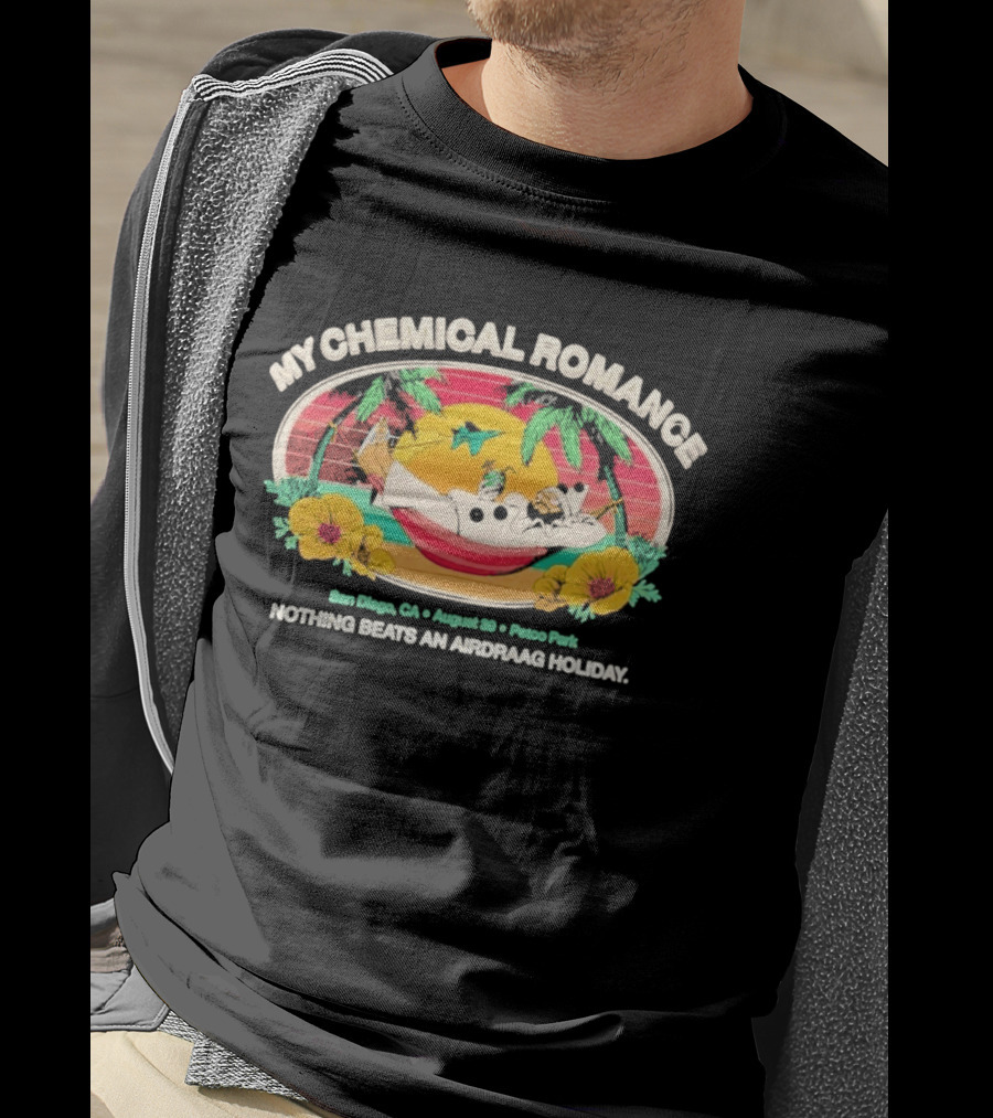 My Chemical Romance San Diego August 20 Arena Park Airdraag Holiday T-Shirt