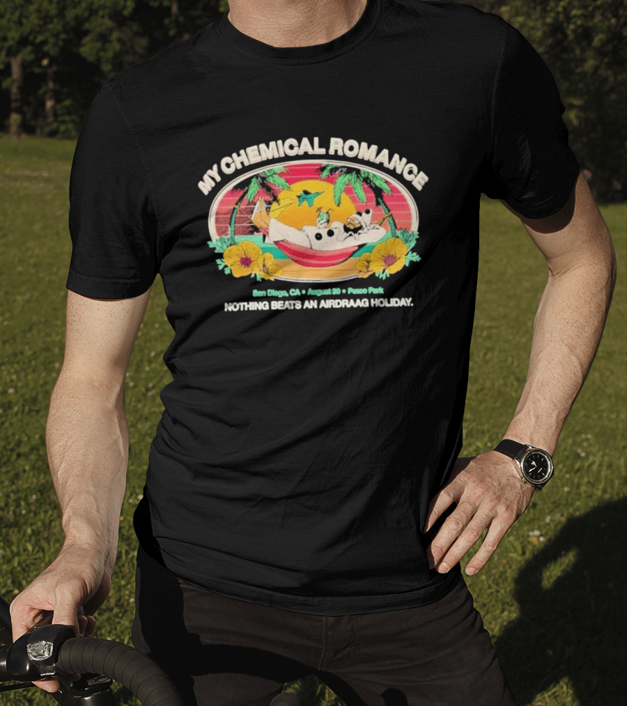 My Chemical Romance San Diego August 20 Arena Park Airdraag Holiday T-Shirt