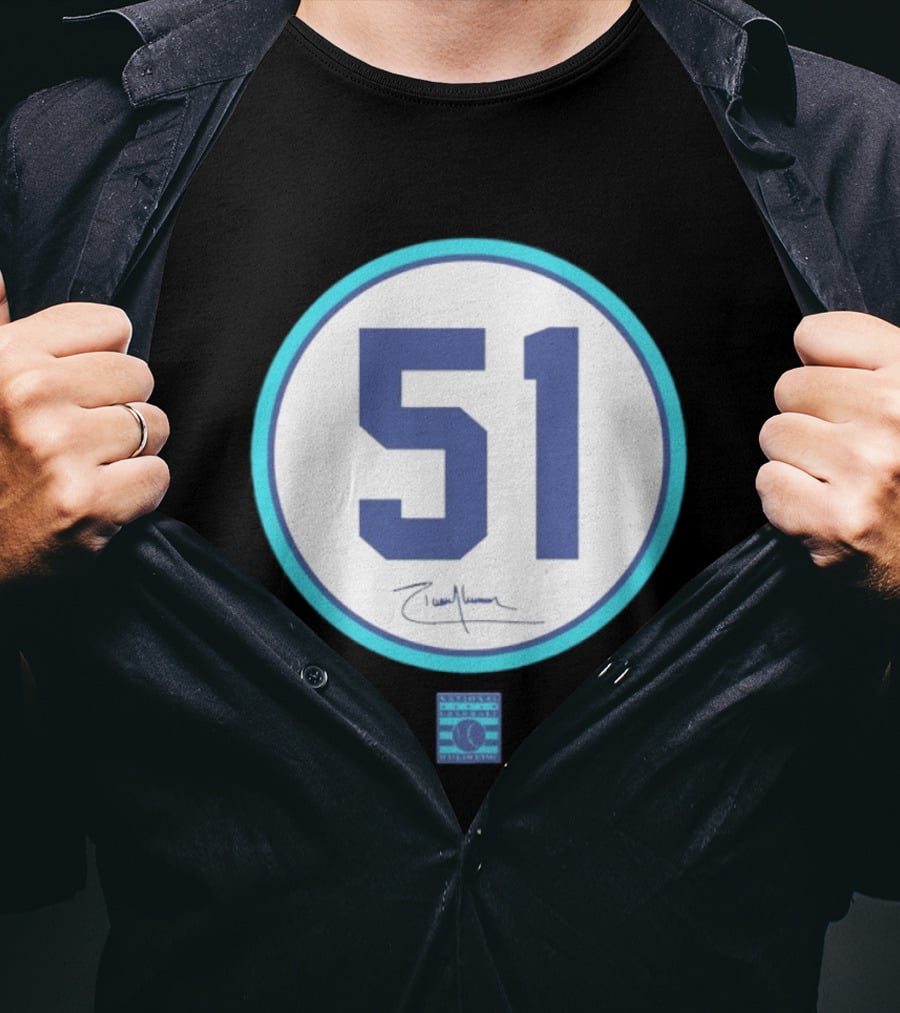 Randy Johnson Seattle Mariners 51 2015 National Baseball Hall Of Fame Induction T-Shirt