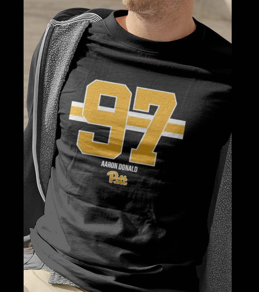 Aaron Donald 97 Pitt Panthers Football T-Shirt