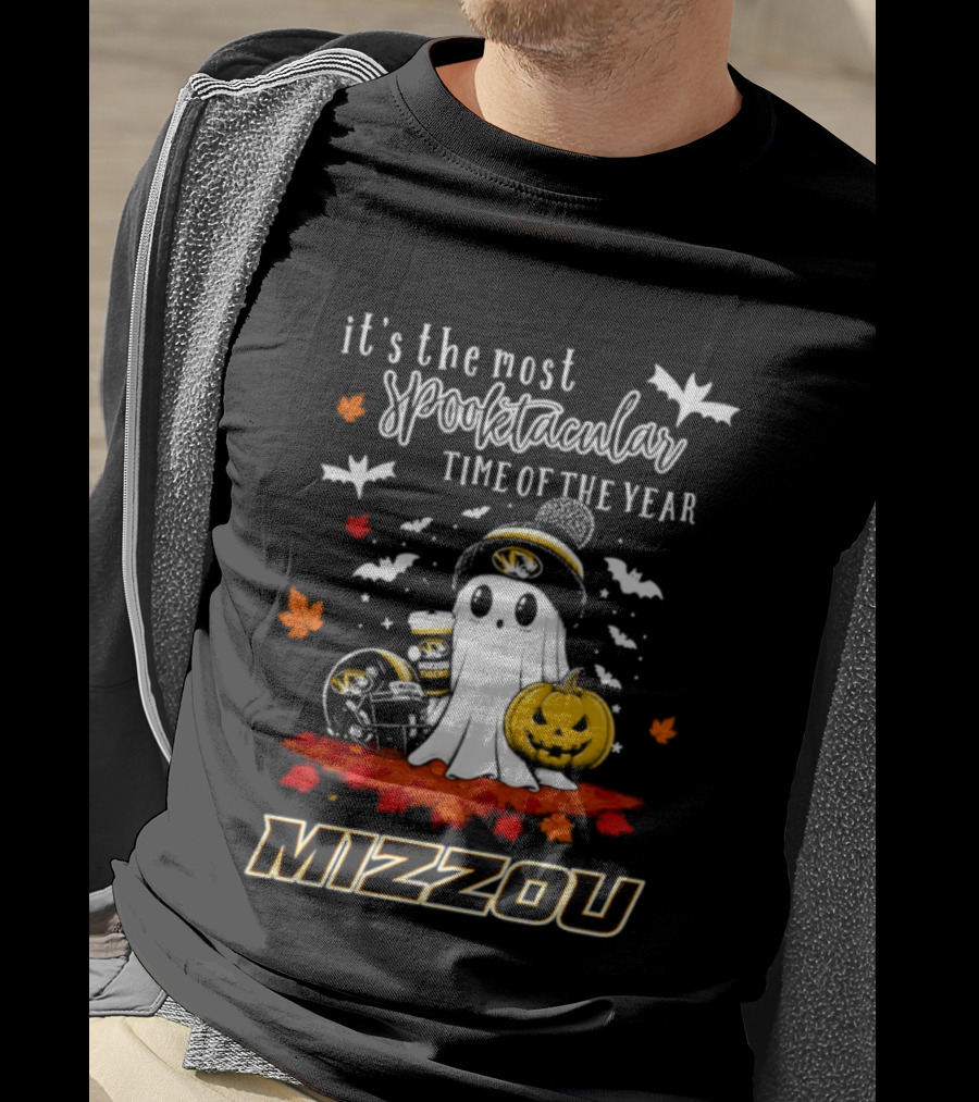 Mizzou Tigers Halloween Ghost 2026 It's The Most Spooktacular Time Of The Year T-Shirt