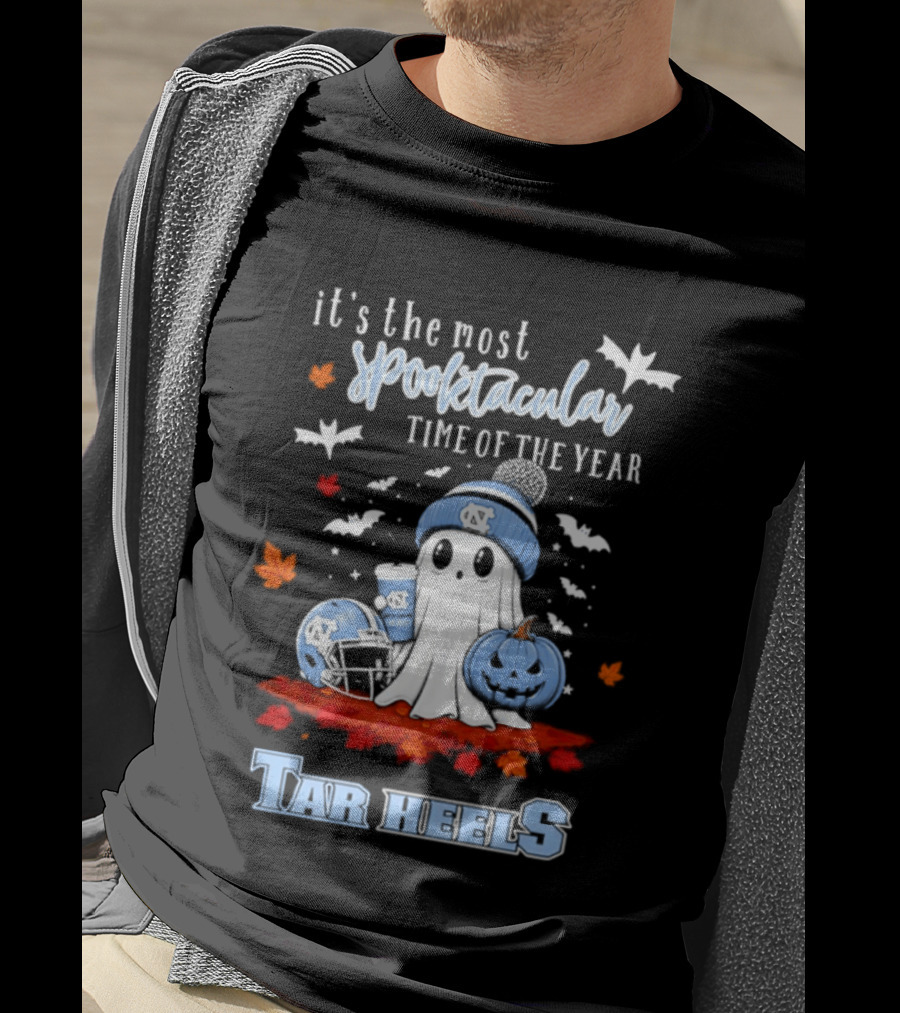 North Carolina Tar Heels Ghost Spooktacular Halloween 2026 Celebration T-Shirt