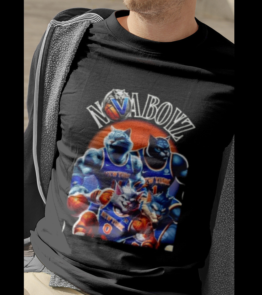 Nova Boyz New York Basketball Cats Jalen Brunson Josh Hart Mikal Bridges Donte DiVincenzo T-Shirt