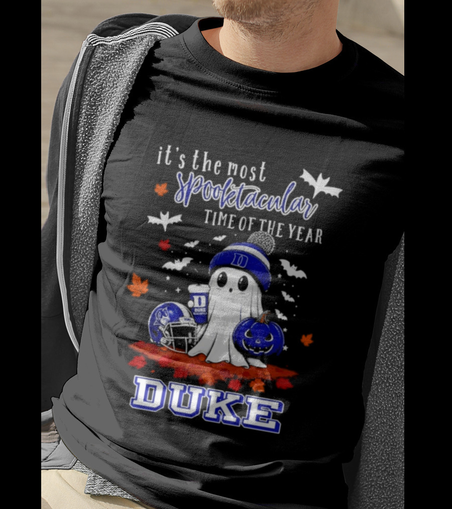 Duke Blue Devils Halloween Ghost Spooktacular Time Of The Year 2026 T-Shirt